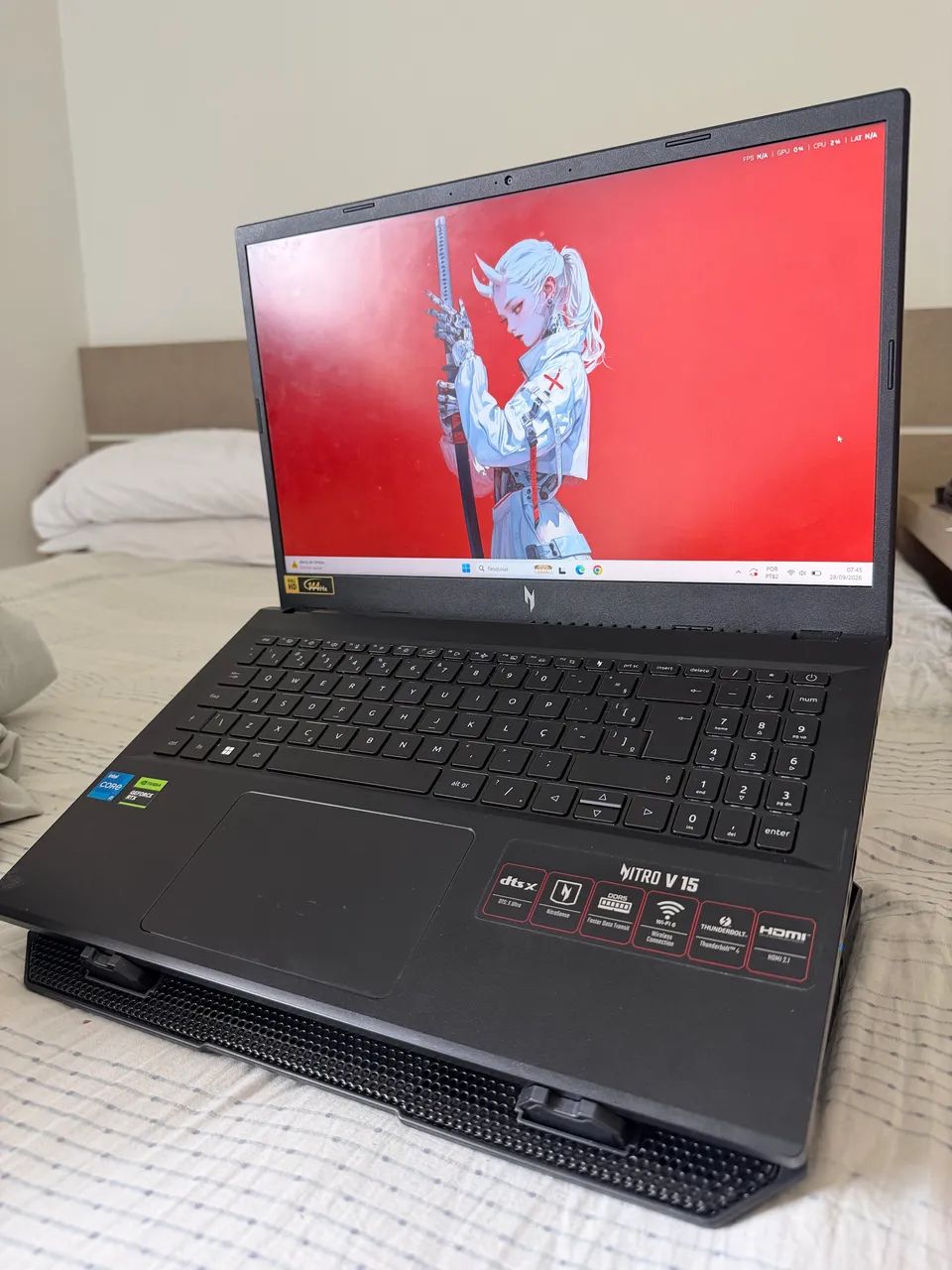 Notebook gamer nitro V15 rtx 3050