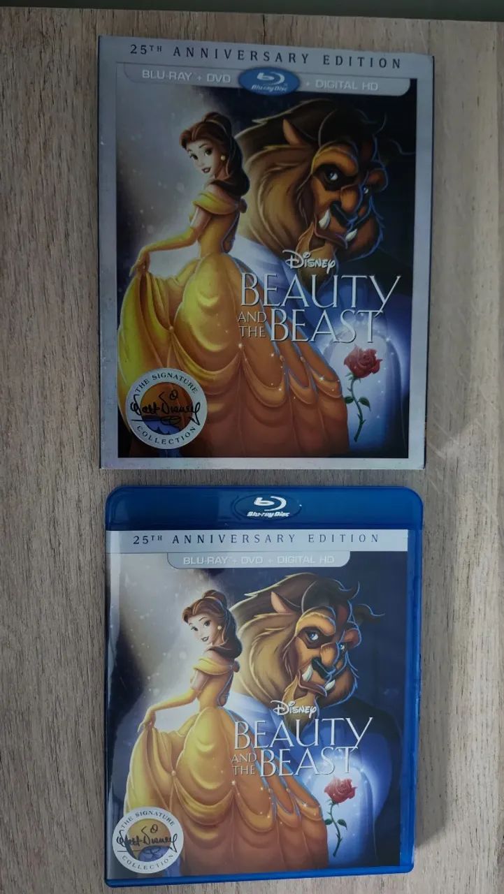 Beauty and the Beast: 25th Anniversary Edition - (BD+DVD+DIGITAL