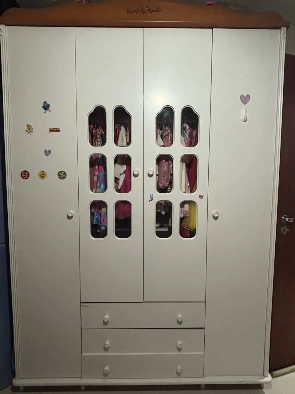 Guarda roupa e cômoda infantil - Foto 3