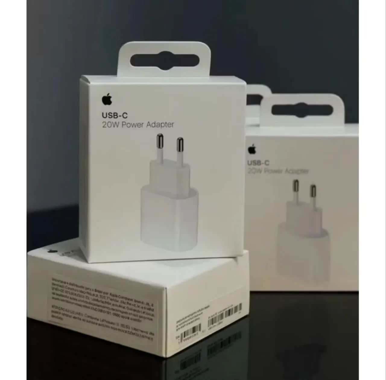 Fonte Carregadora USB-C 20W para iPhone Carregamento Rápido