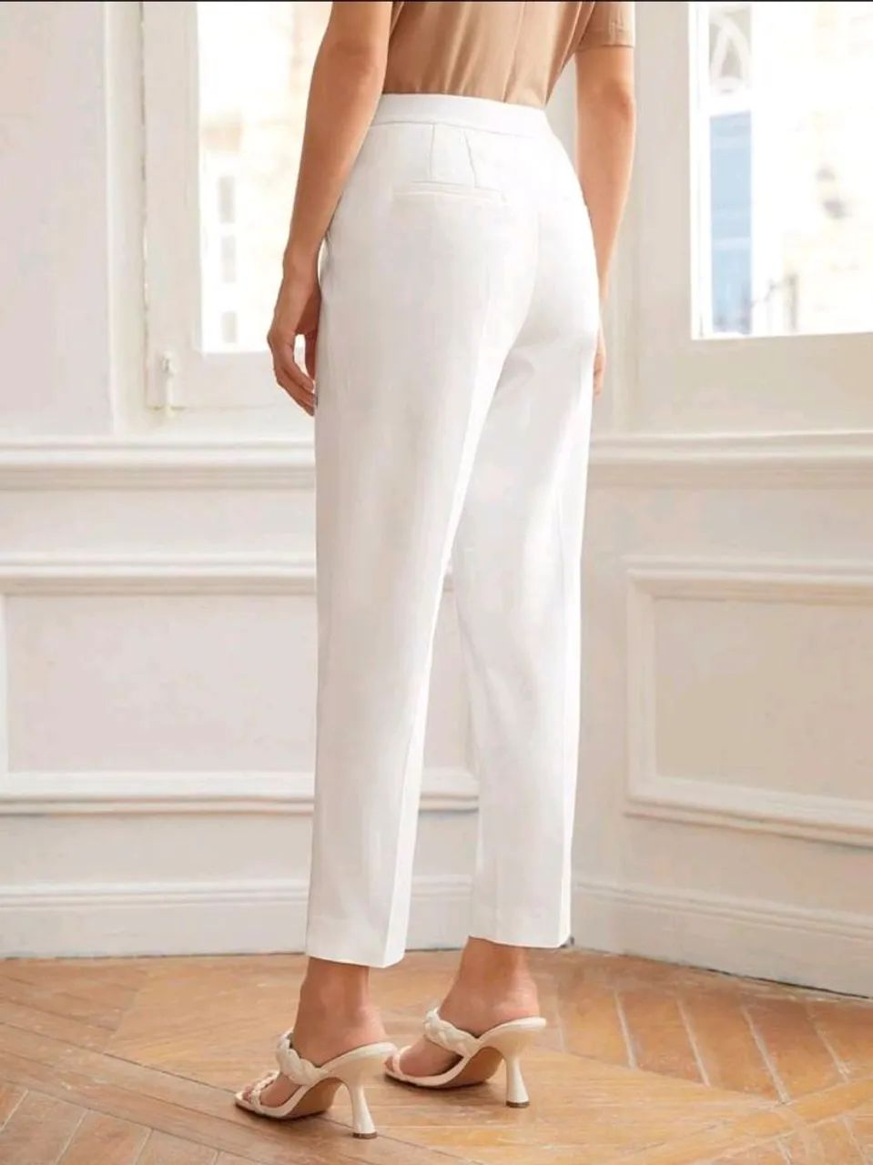 Calça branca alfaiataria  - Foto 3