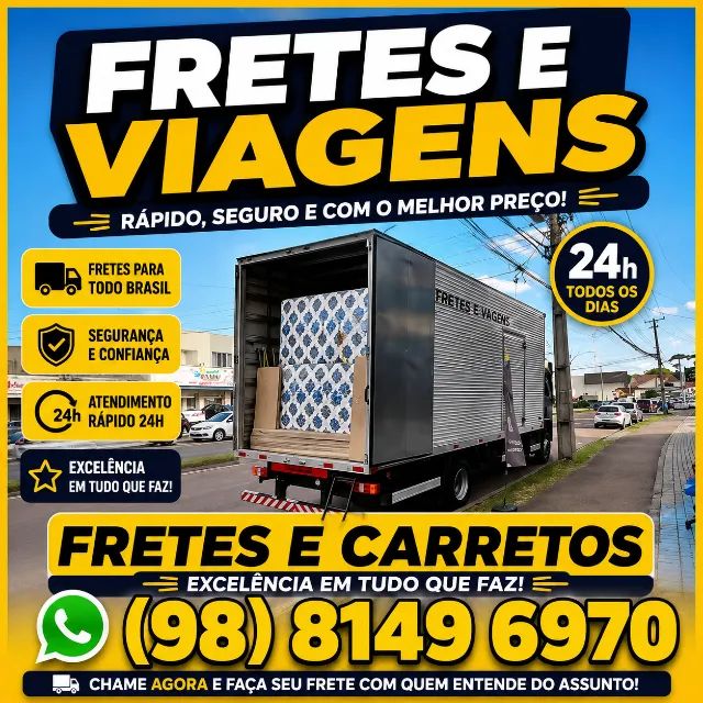 Frete e Mudanças com Caminhão Baú | Atendimento Ágil e Seguro 