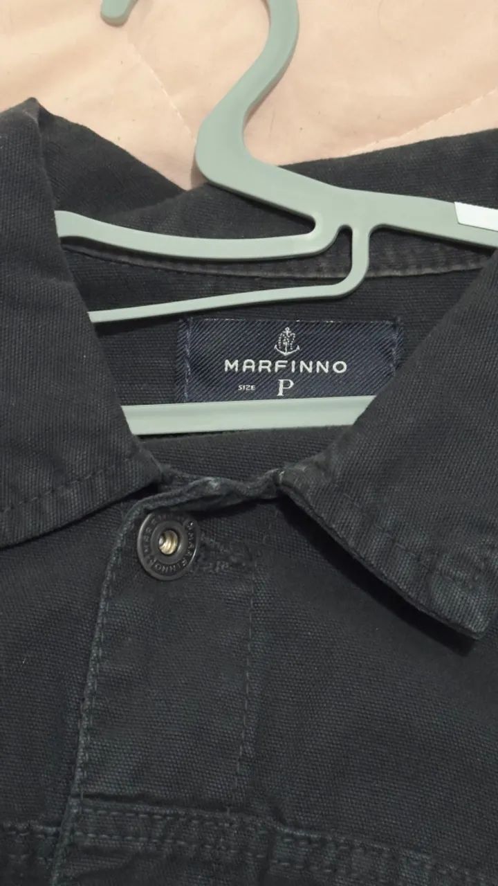 Camisa Sarja Marfinno - Preta - Foto 3