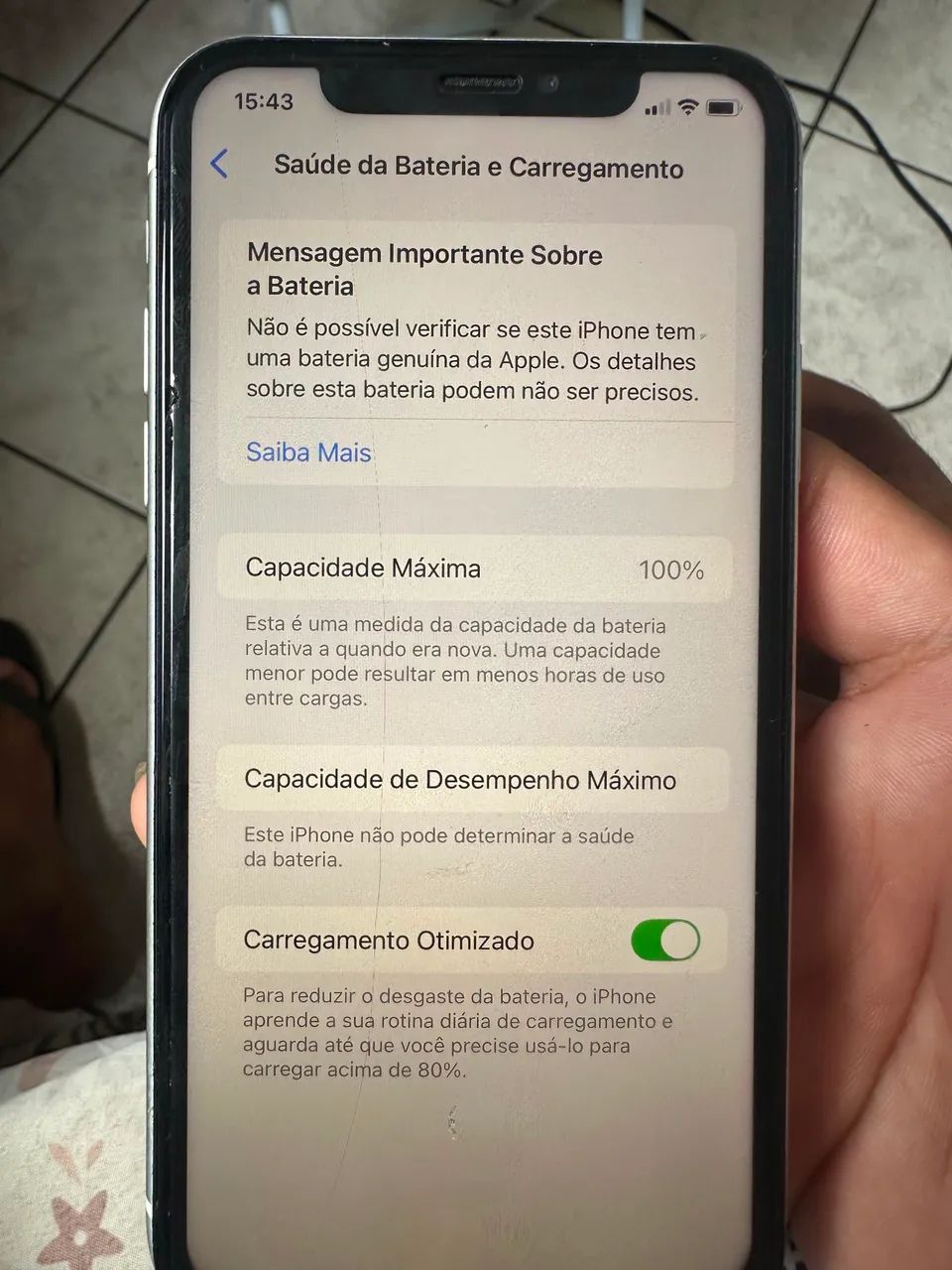 ? iPhone XR 256 GB Branco - R$ 800 - Foto 5