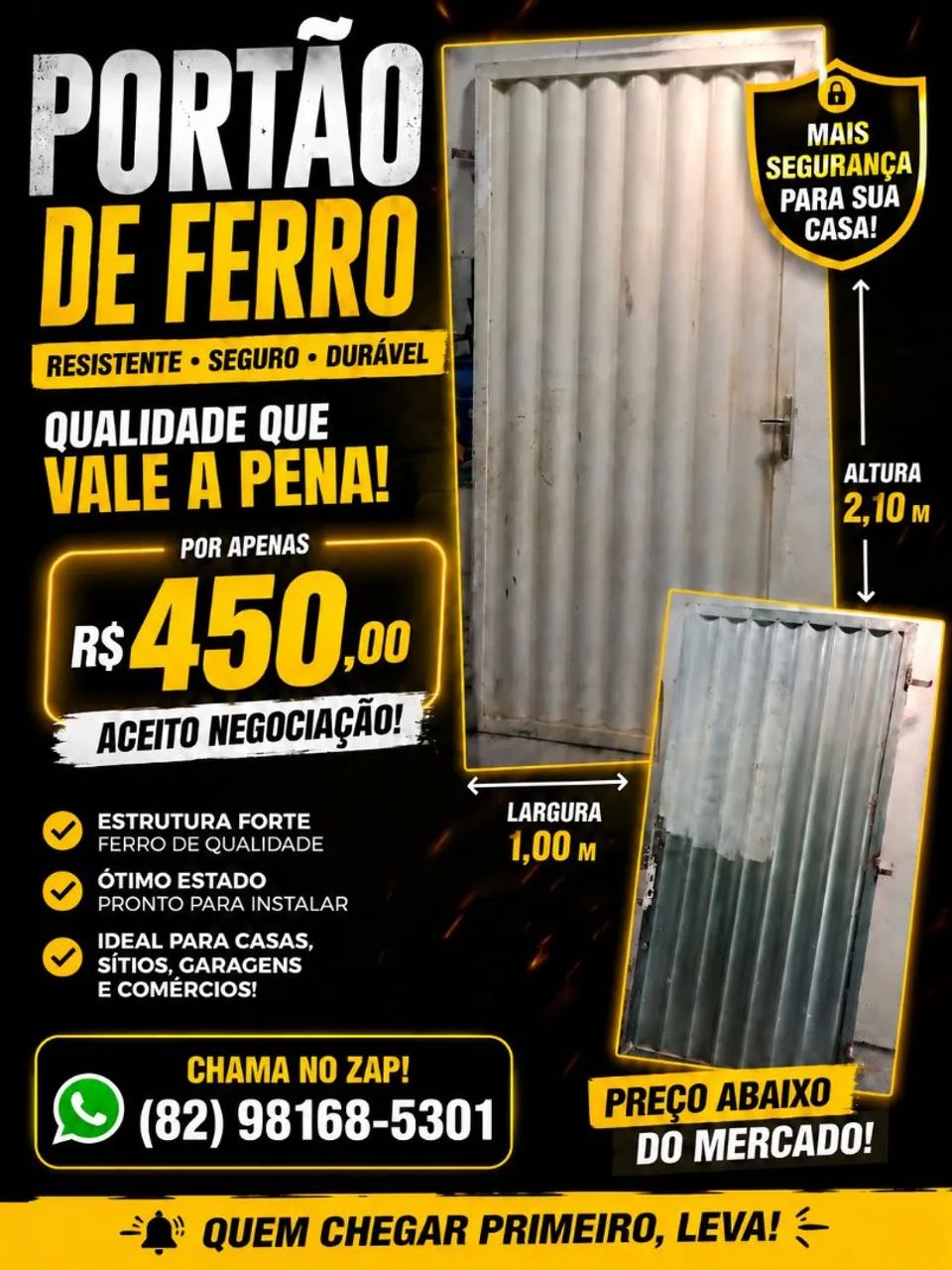Vendo portão 