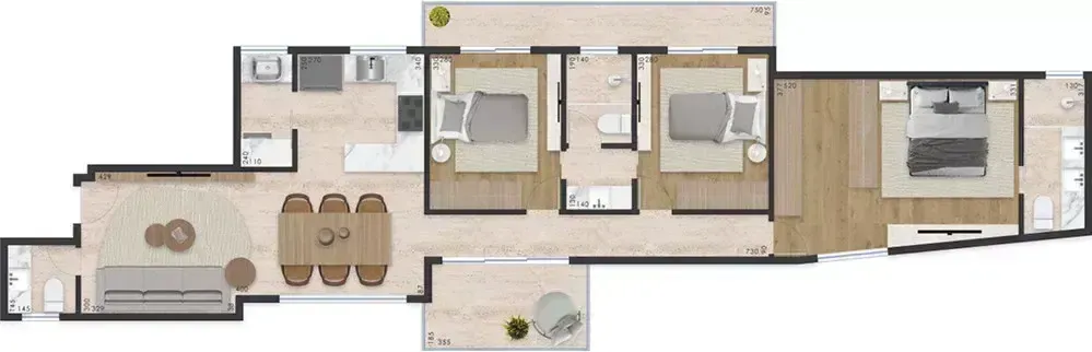 PLANTA 160m²