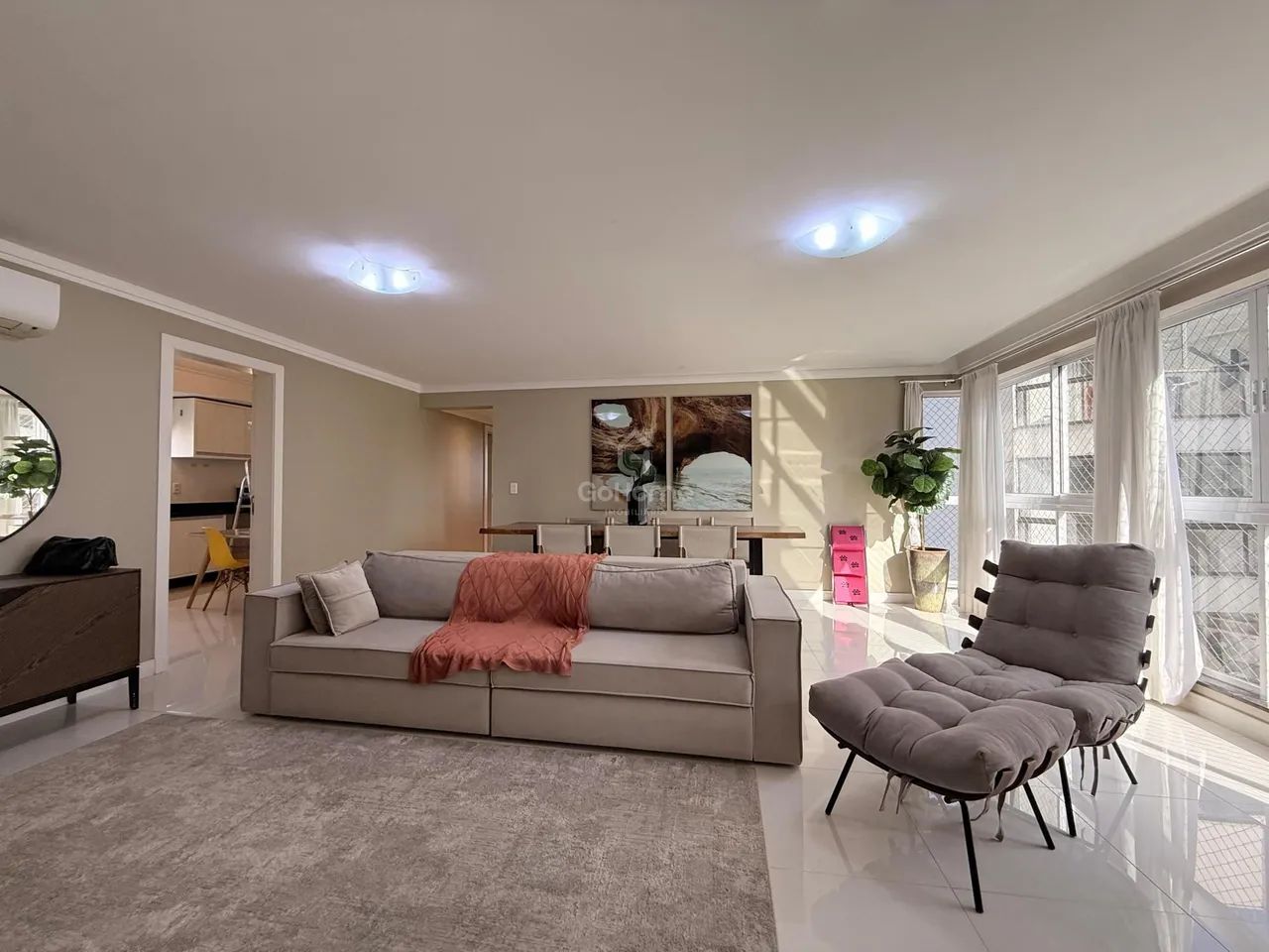 Apartamento Mobiliado com Piscina Aquecida e 3 Quartos no Centro de Chapecó SC - Foto 3