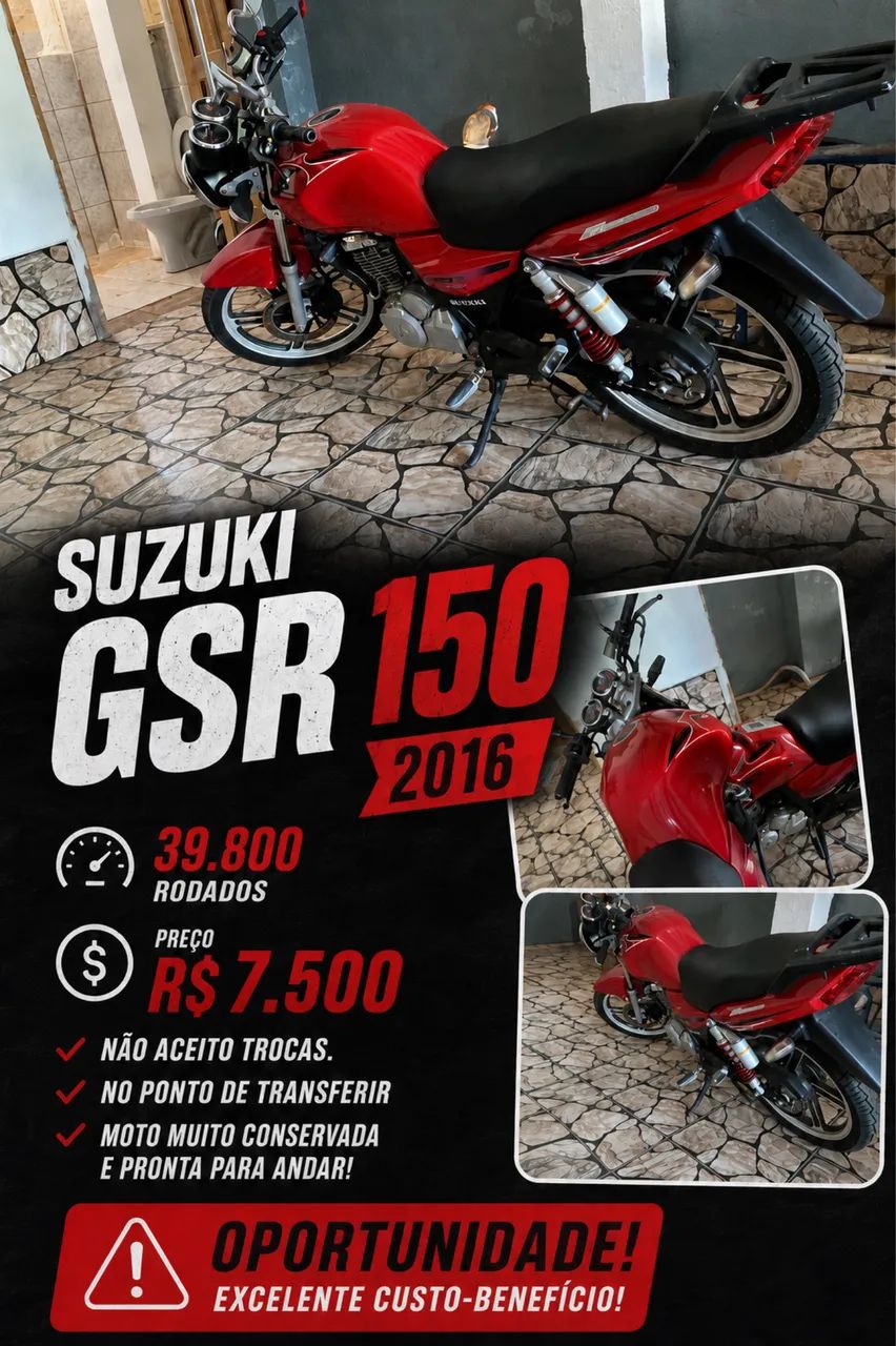 MOTO SUZUKY GSR 150 
