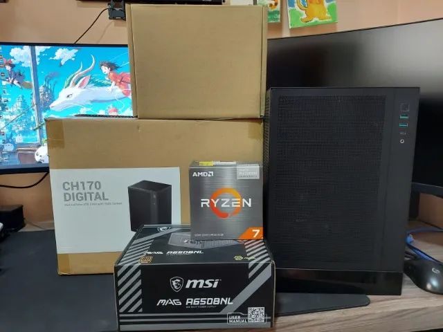 Cpu mini itx ryzen 7 5700g, 8gb ram e ssd 240gb - Foto 3