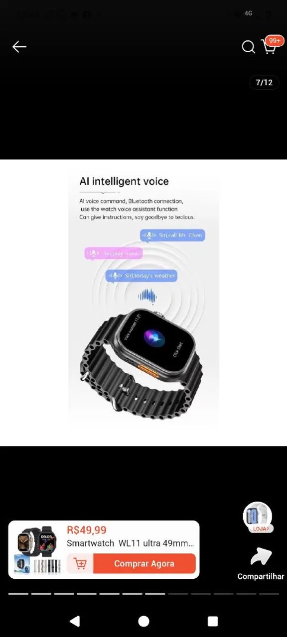 Smartwatch N11 Ultra  - Foto 5