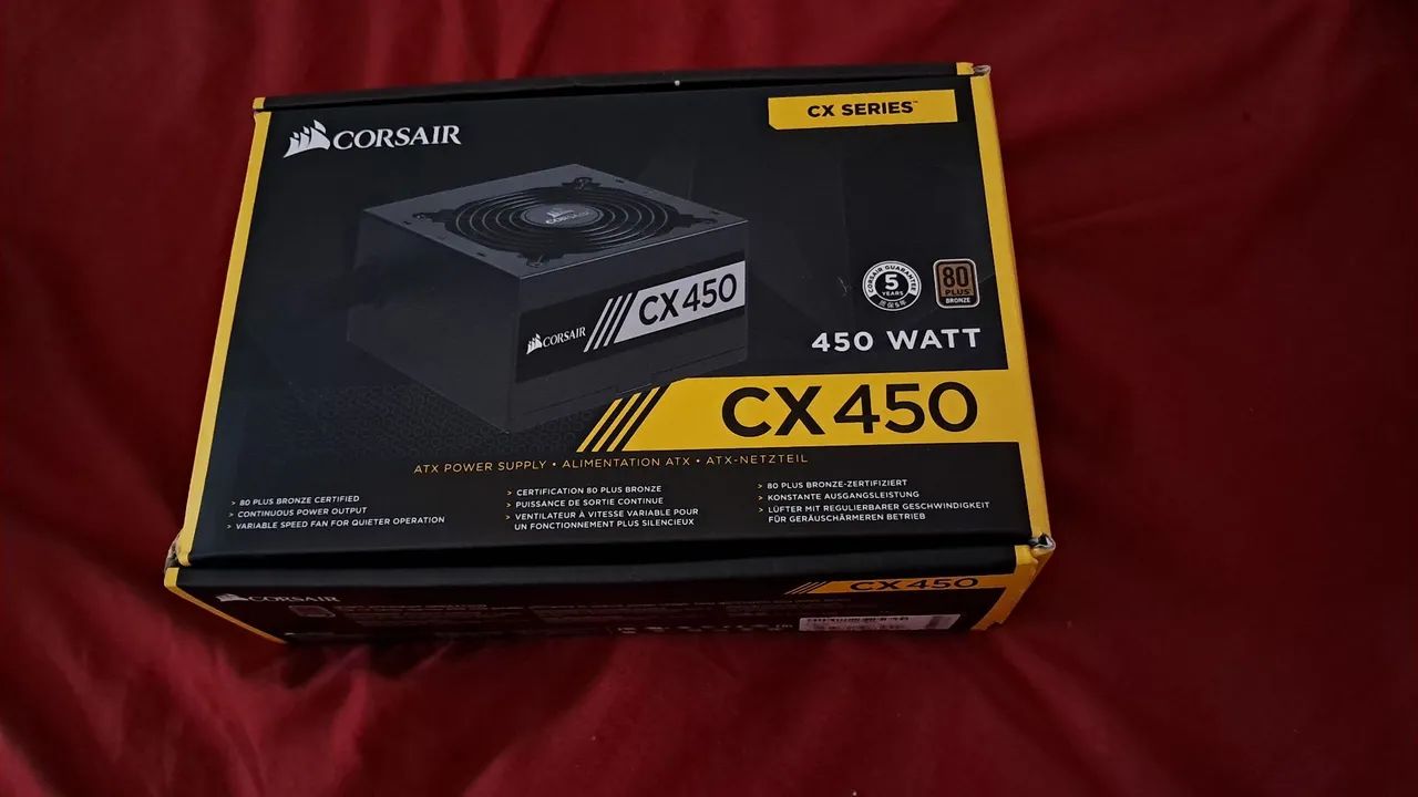 Fonte Corsair CX450 80plusBronze