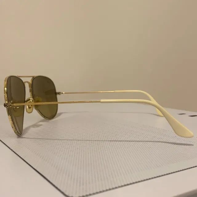Óculos Ray-Ban Aviator Gold  - Foto 3