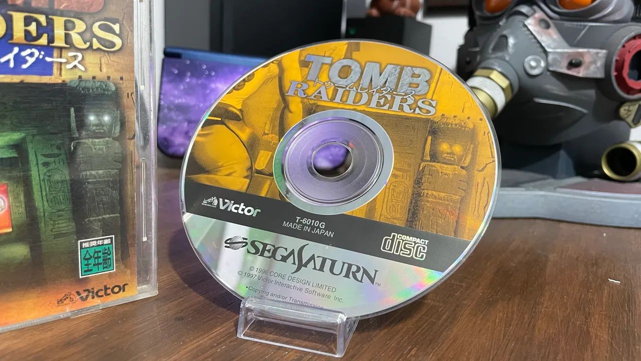 Tomb Raider Sega Saturn Japonês - Foto 2