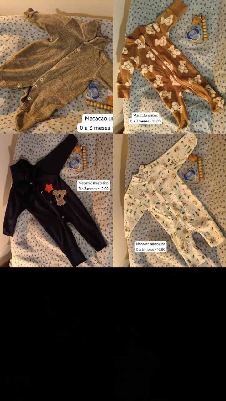 Kit roupa infantil MENINO - Foto 2