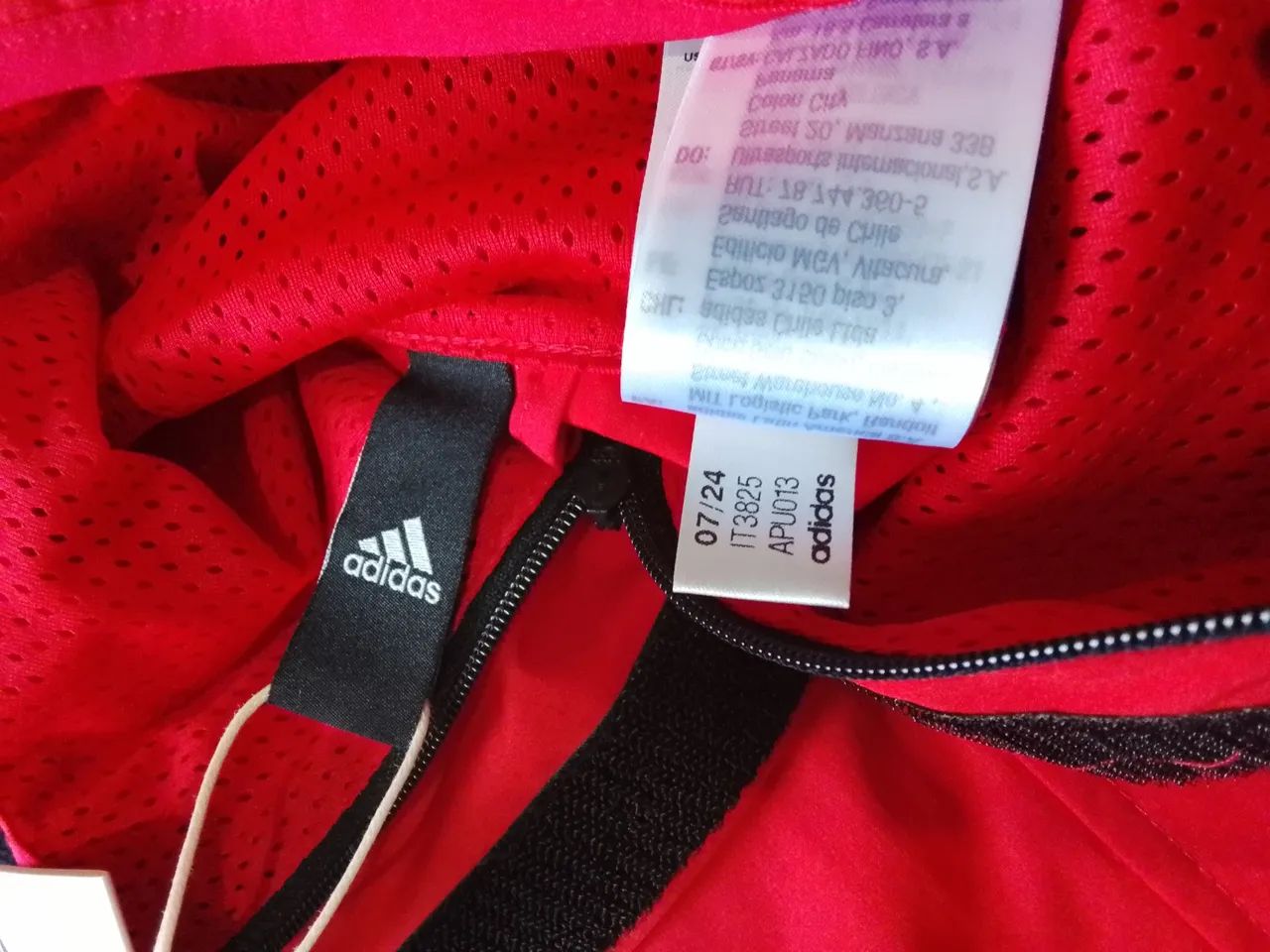 Jaqueta corta vento flamengo Adidas código IT3825 - Foto 3