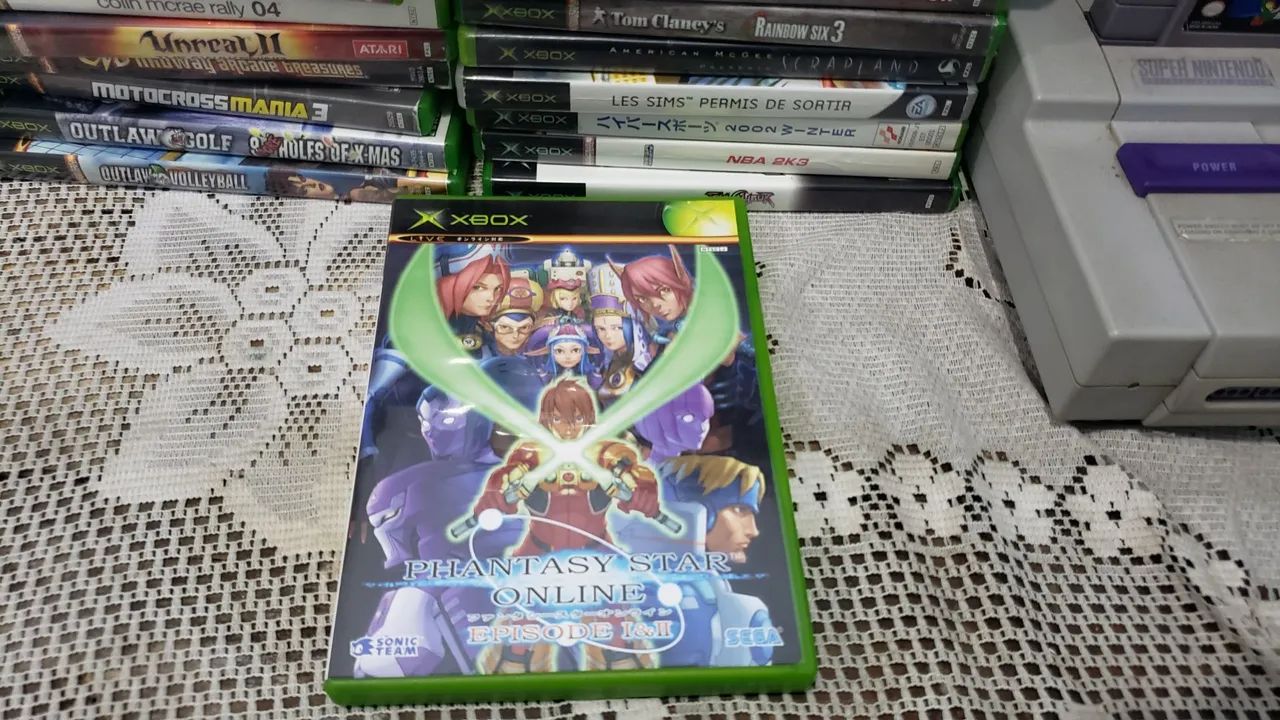 Phantasy Star Online Episode 1 e 2 Xbox Clássico 