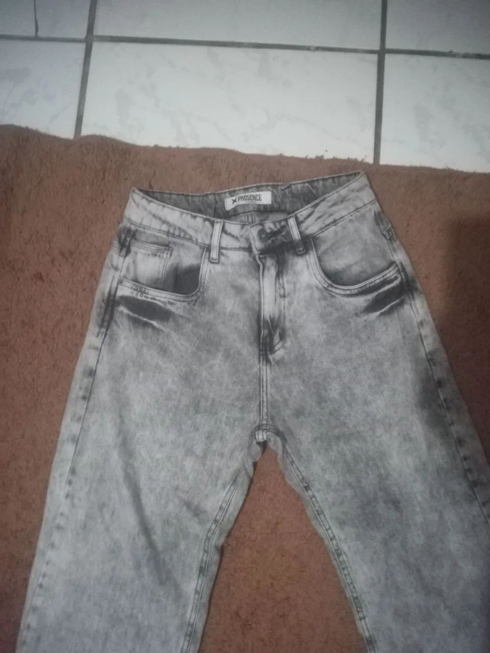 Calça baggy cinza - Foto 2