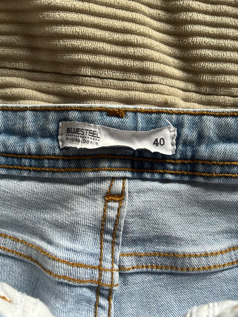 calça jeans bluesteel skinny azul claro 40 - Foto 4