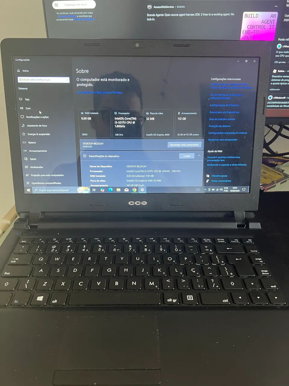 Notebook i3 | 8GB RAM | SSD | Garantia - Foto 2