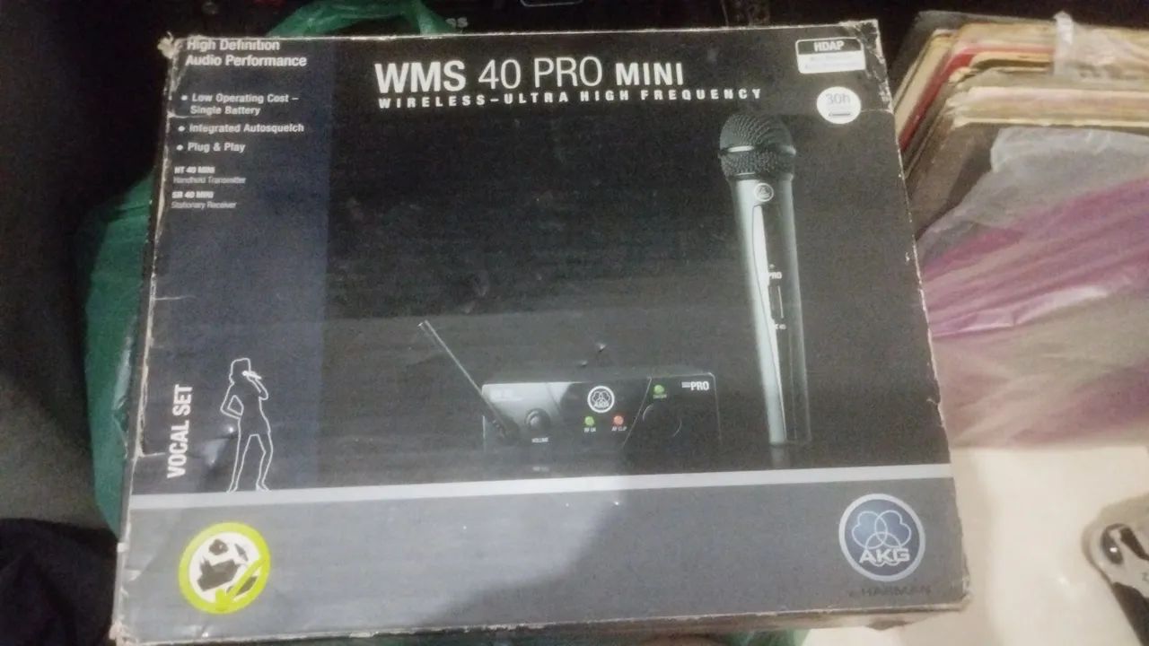 Vendo microfone sem fio