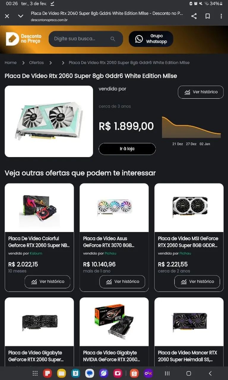 Nvidia RTX 2060 Super - Foto 2