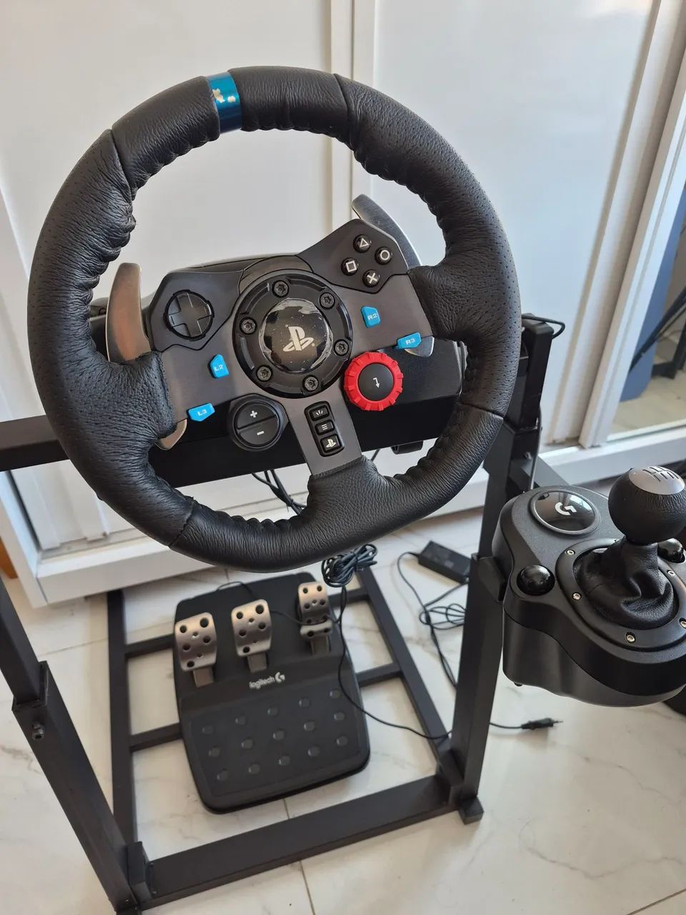 Logitech G29 + Câmbio + Cockpit 