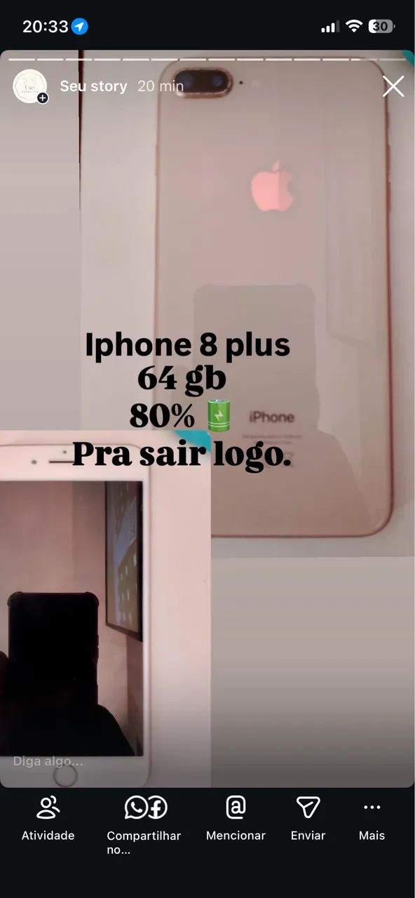 Iphone 8 plus novissimo 