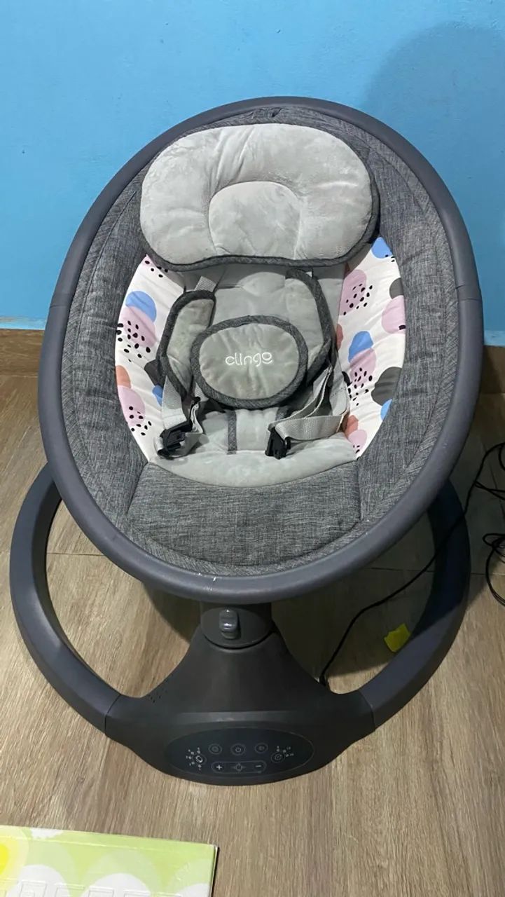 Cadeira De Balanço P/ Bebê Joyful Clingo Com Bluetooth - Foto 3