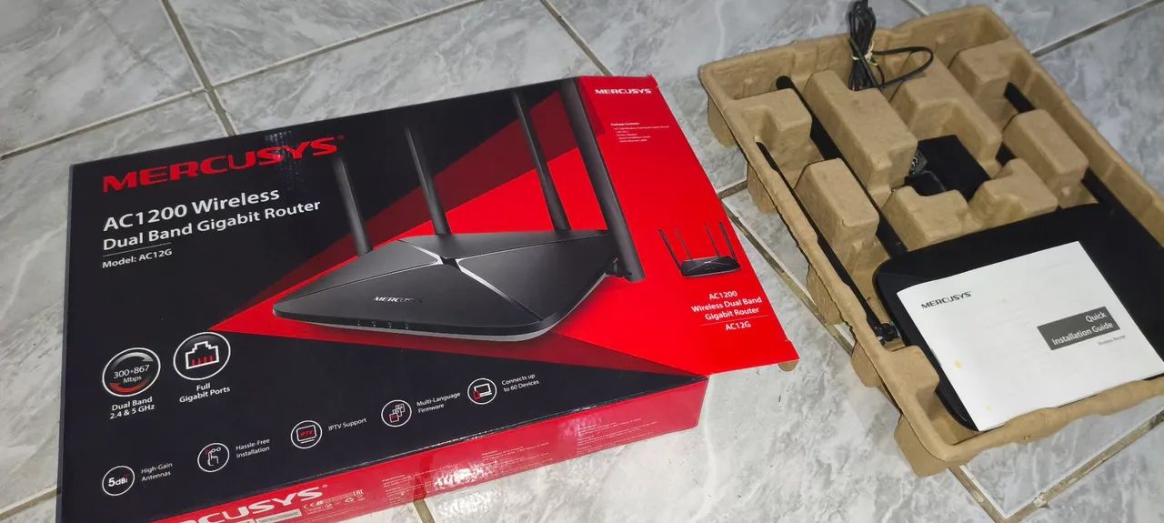 Modem MERCURSYS AC1200 Dual Band - Foto 4