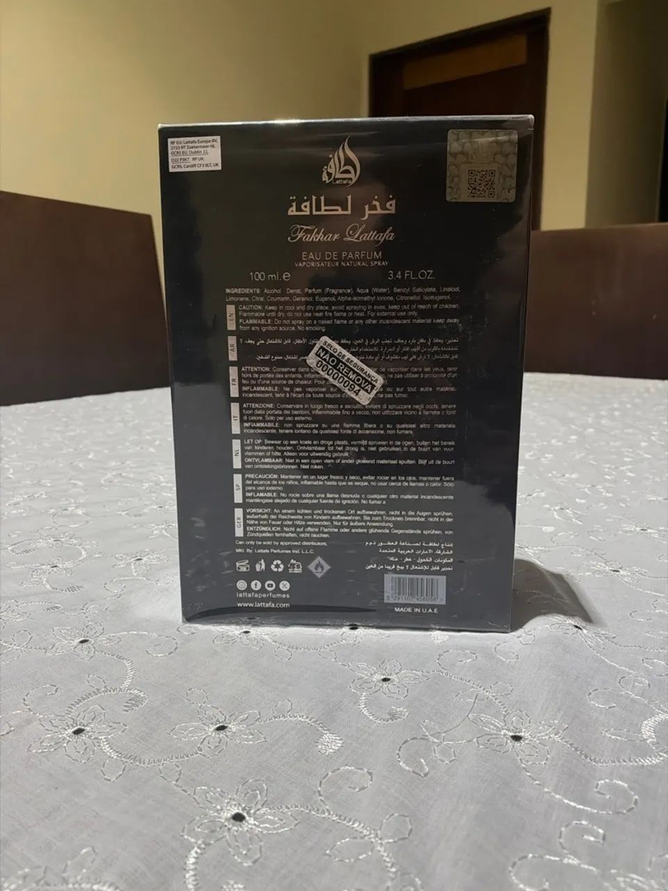 Perfume Árabe Fackar Black  - Foto 3