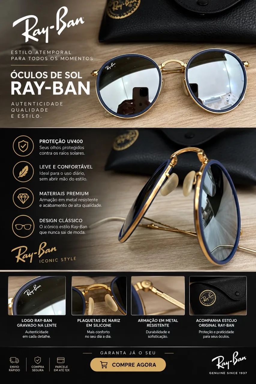 Óculos ray ban 