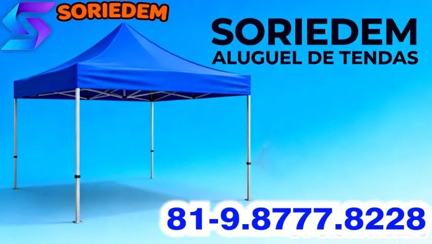 alugo tenda sanfonada 3x3 CONSULTAR VALOR DO FRETE