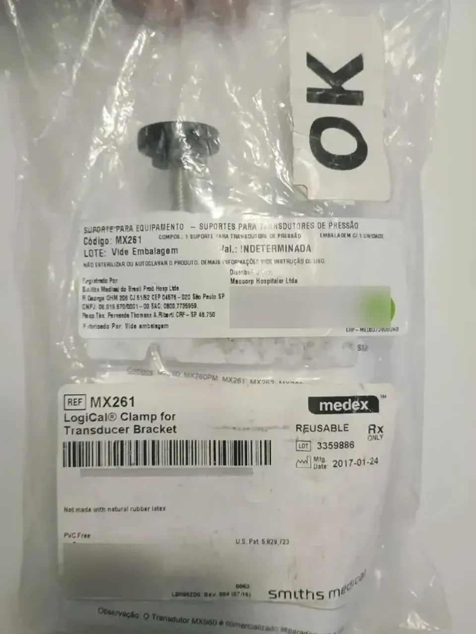 Fixador De Suporte Para Transdutor De Pam Logical Mx261 - Foto 3