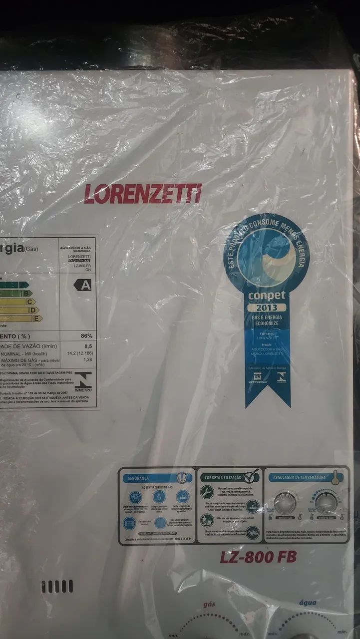 Aquecedor a gás Lorenzetti - Foto 2