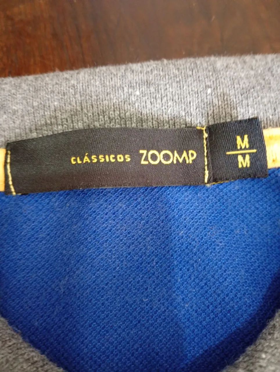 Camisa POLO  da ZOOMP. Azul.  M   - Foto 2
