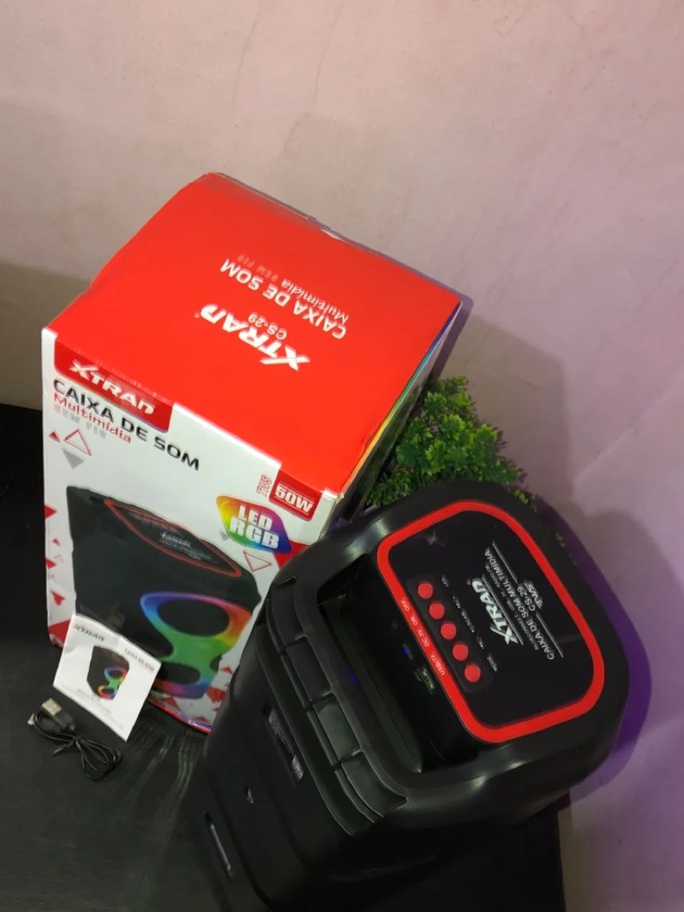 Caixa de Som Bluetooth 50w Nova - Foto 4