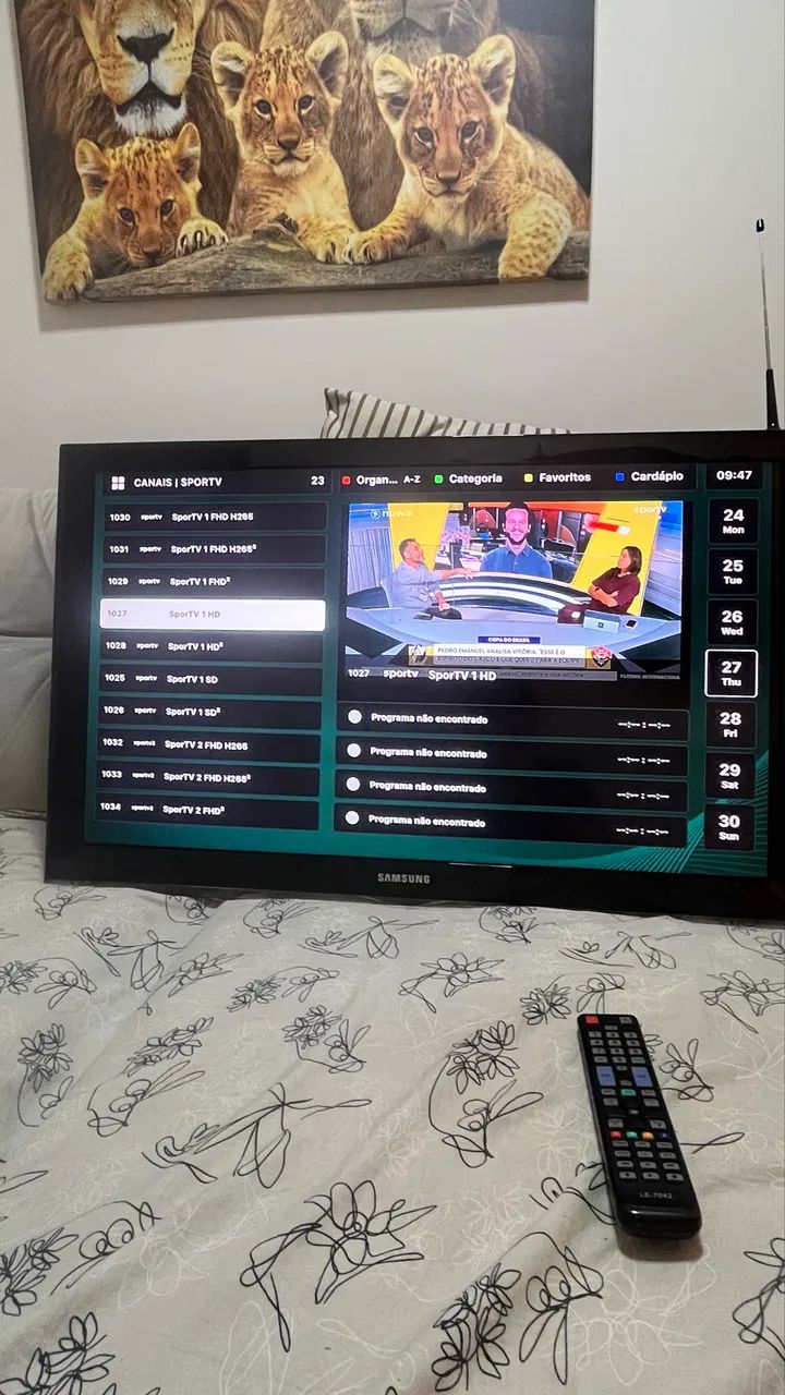 Vendo tv Samsung de 40 polegadas ( OBSERVAÇÃO NÃO É SMART) e LCD ? - Foto 2