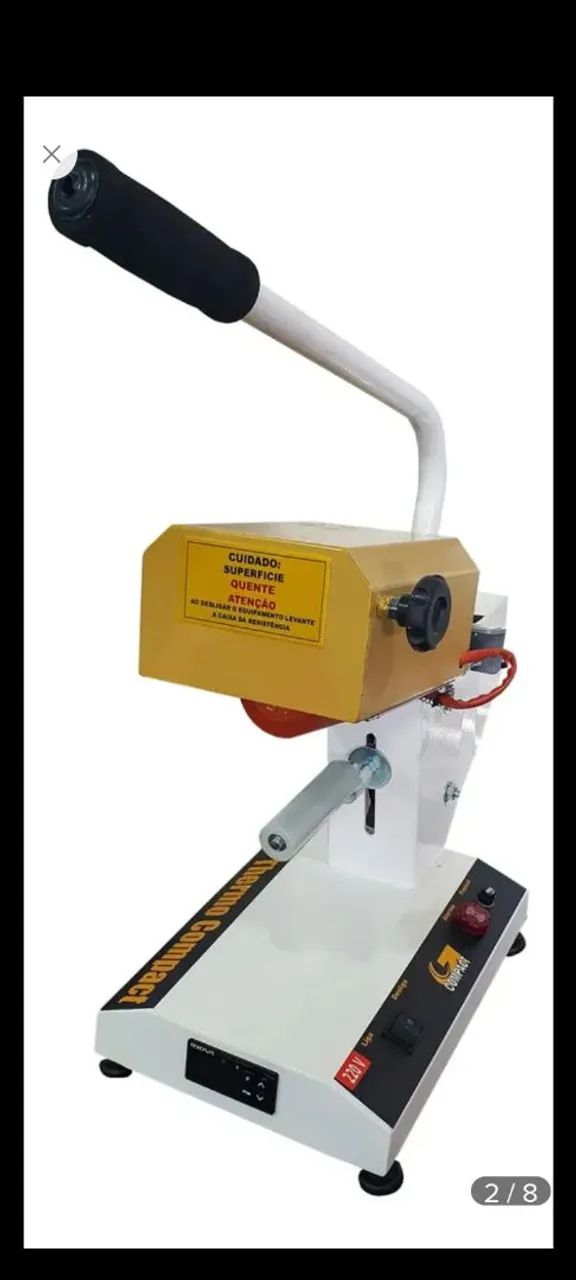 Prensa Transfer Giro 360 Thermo Compact Copos E Cilíndricos