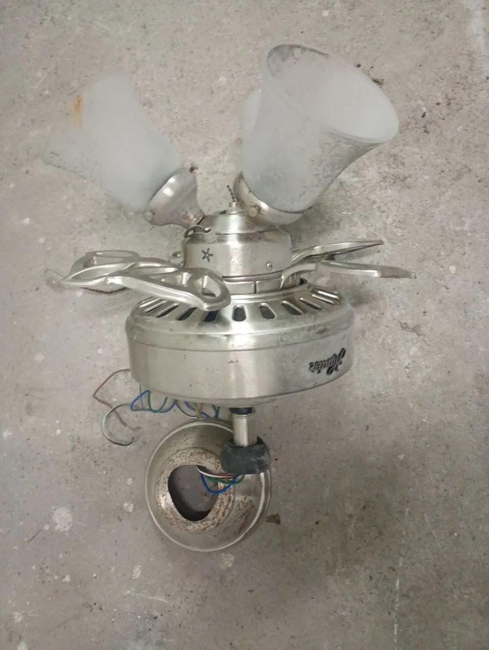 Ventilador de teto completo Hunter usados  - Foto 5