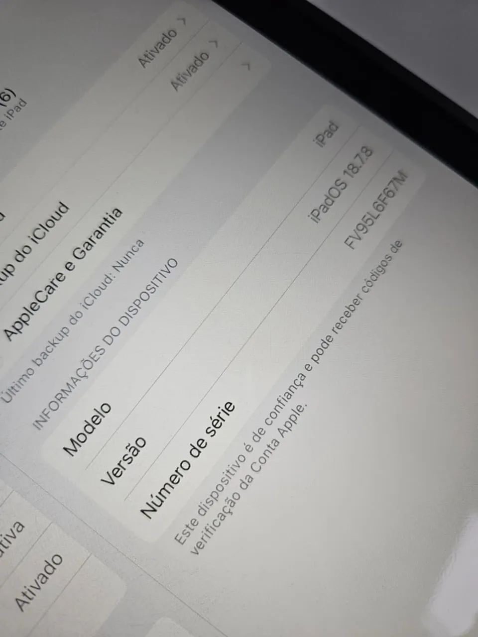 ipad 9ª geração 64gb cinza espacial - Foto 5
