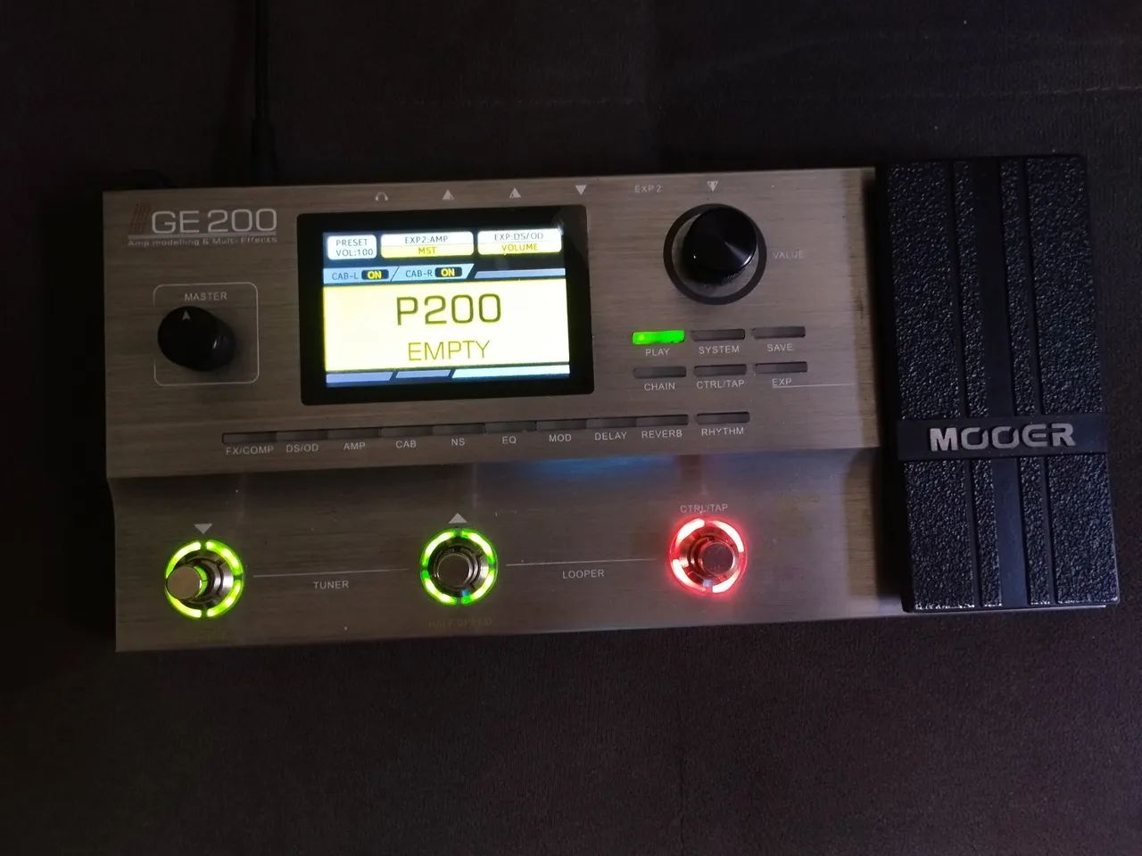 Pedaleira de guitarra Mooer GE 200 - Foto 4