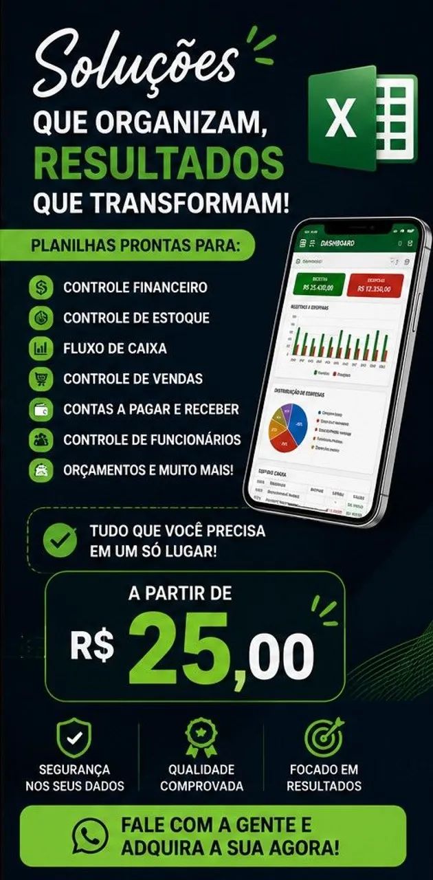 ? PLANILHAS PRONTAS PARA SUA EMPRESA E DIA A DIA! ? - Foto 2