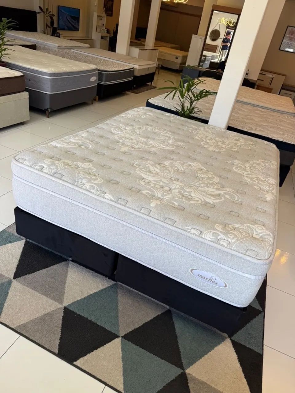 Colchão QUEEN MAXFLEX SEMINOVO TOP - Entrego! 