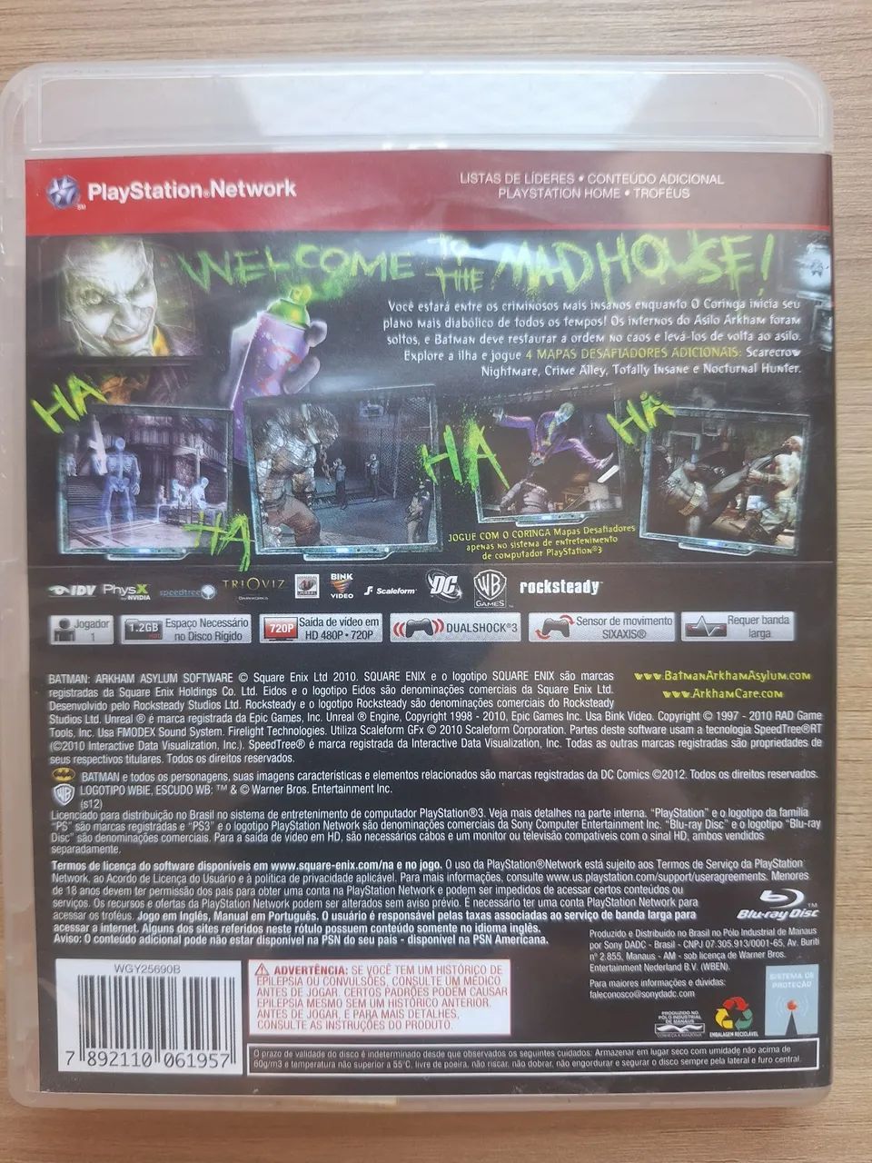 Batman Arkham Asylum - PS3 - Foto 2