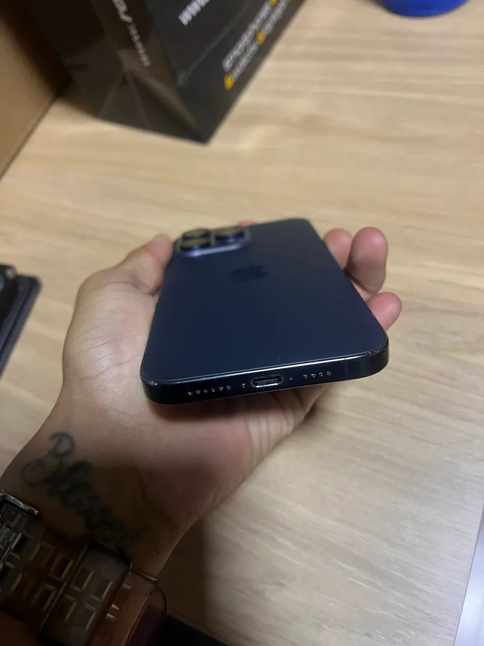 iPHONE 15 PRO MAX 256GB AZUL - Foto 3