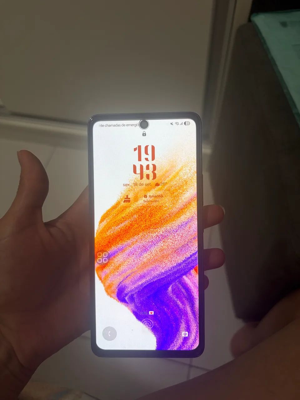 Celular A53 5g preto recondicionado  - Foto 5