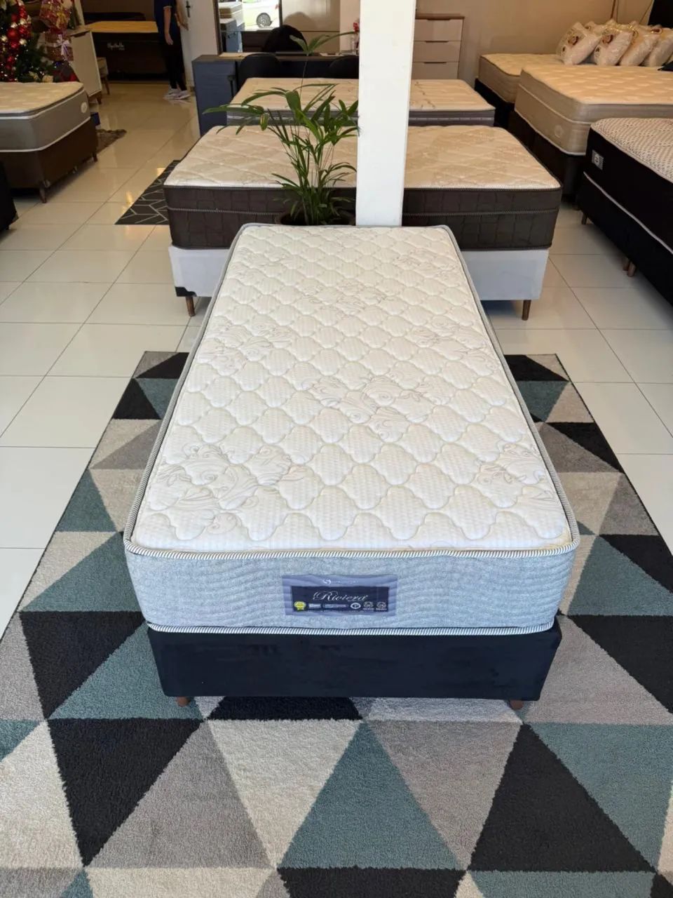 Cama de Solteiro NOVA BASE + COLCHÃO - Entrego!  - Foto 5