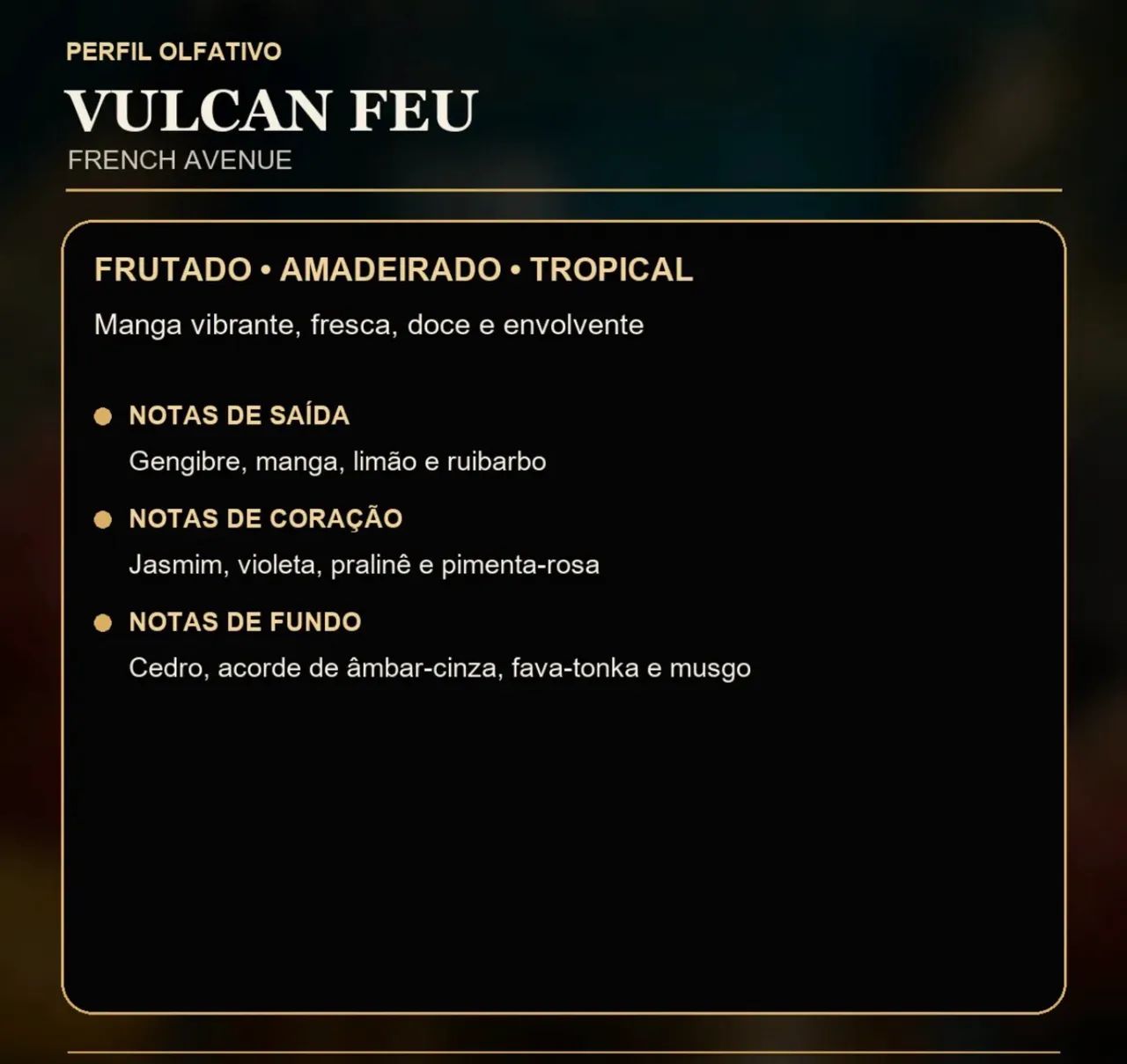 Decante 5ml Vulcan Feu EAU de Parfum Original - Foto 4