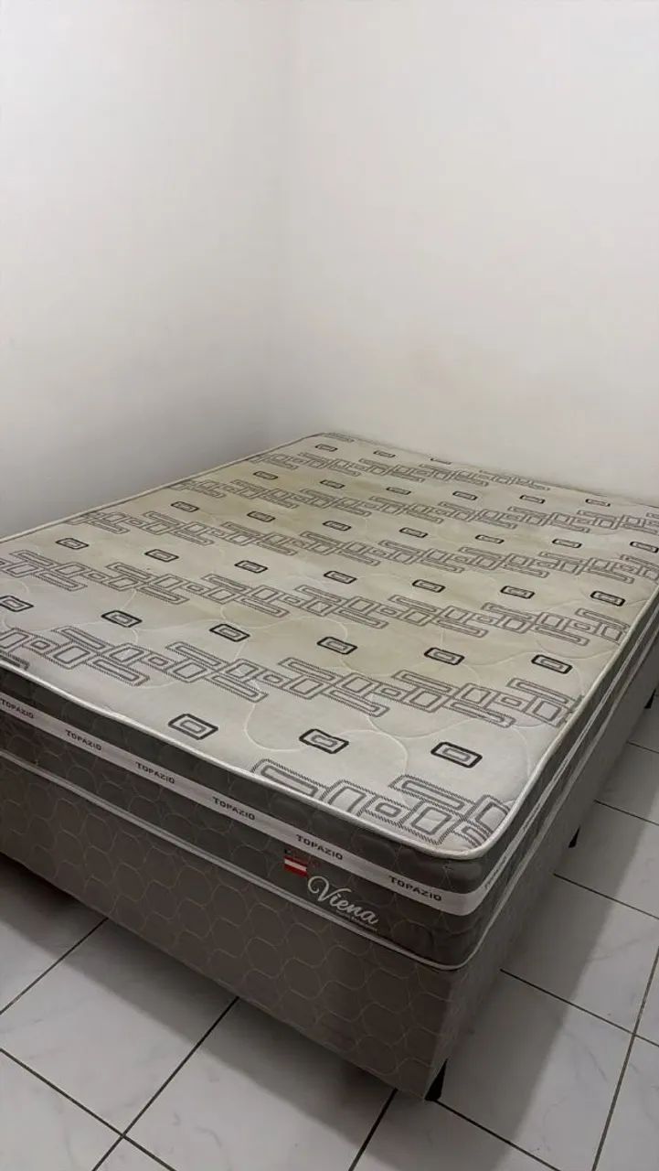 Cama box casal com colchão  - Foto 2