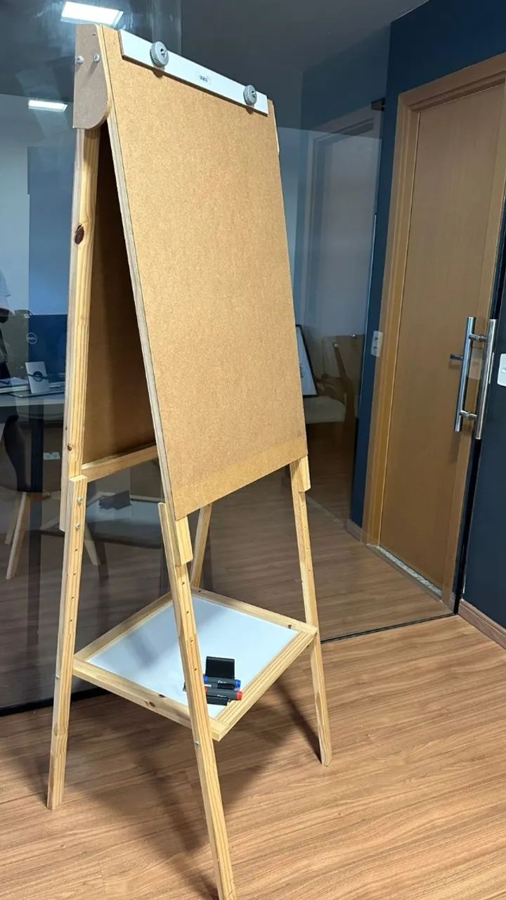 Cavalete Para Flip-chart Madeira 1,80mts - Foto 4